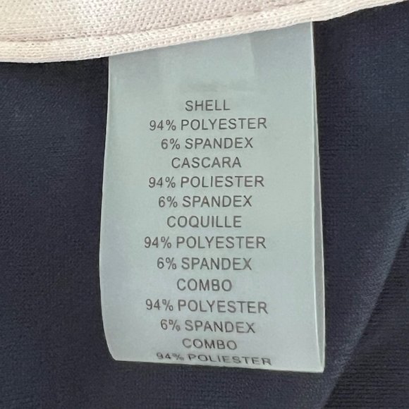 Vince Camuto Navy Blue Side Stripe Shift Dress 14 - Picture 9 of 10